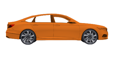 Coche naranja