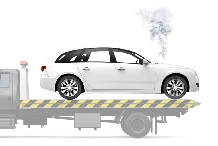 Avería del coche en la grúa