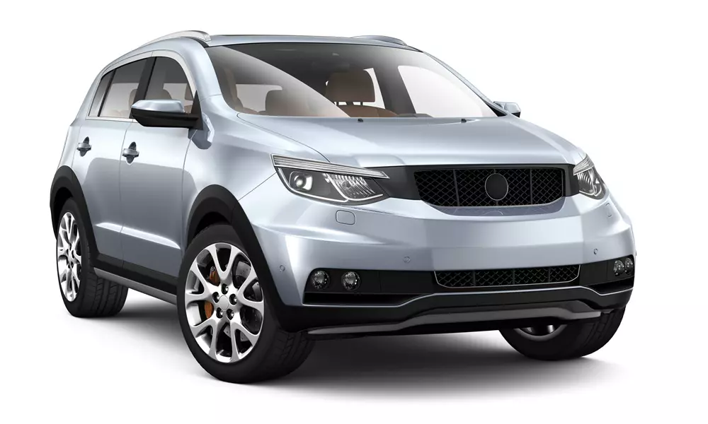 A gray Buick Encore vehicle