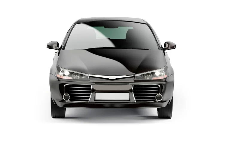 A black Volkswagen vehicle