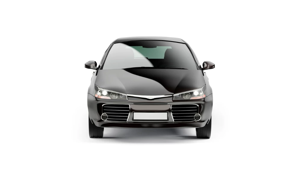 A black Volkswagen vehicle