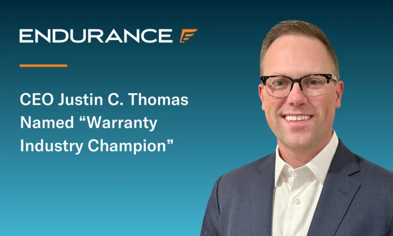 Justin Thomas, CEO de Endurance, fue galardonado con un premio.