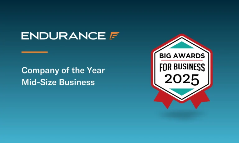 Endurance wins at BIG Awards for company of the year, award badge