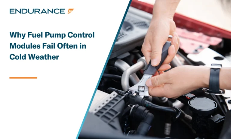 Middle-aged male mechanic repairing a fuel pump control module