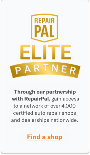 A través de nuestra asociación con RepairPal, obtenga acceso a una red de más de 3500 talleres de reparación de automóviles y concesionarios certificados en todo el país.