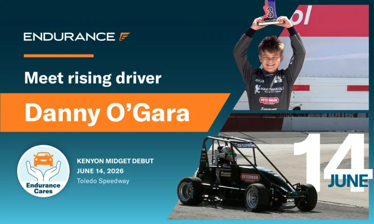 Endurance supports Danny O'Gara ahead of upcoming debut kart race
