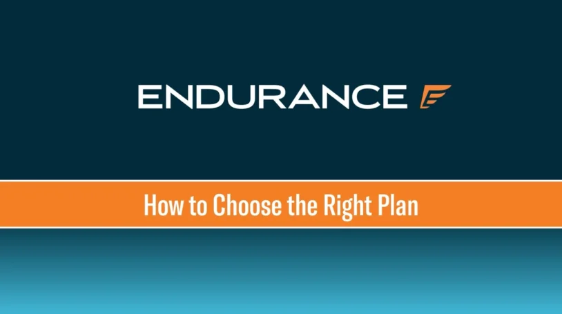 How to choose the right Endurance plan