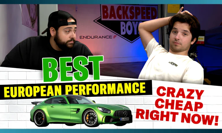 The Backspeed Boys list 6 European performance cars that are affordable