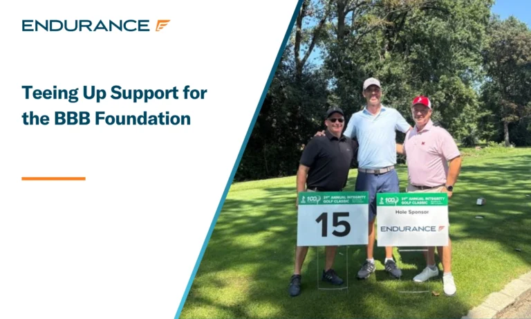 Endurance sponsors the 2026 BBB Integrity Golf Classic
