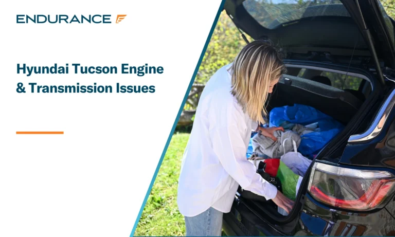 Woman packing luggage into her vehicle's trunk, Hyundai Tucson engine and transmission issues